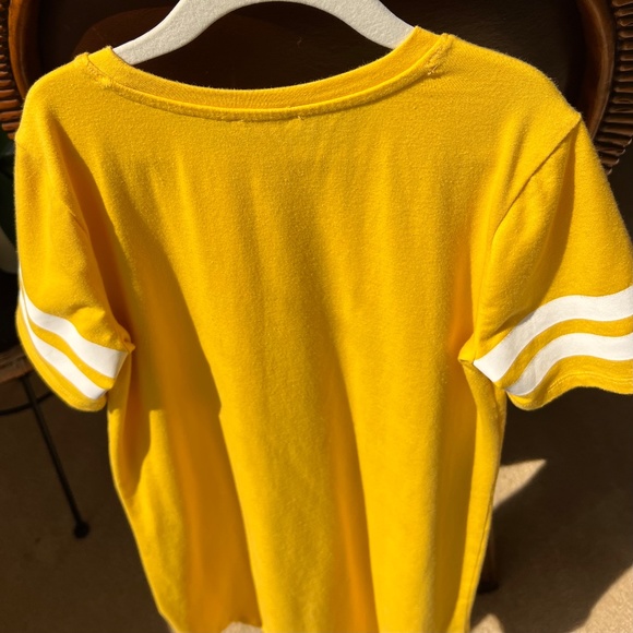 Yellow Short-Sleeve T-Shirt Dress - Picture 7 of 16